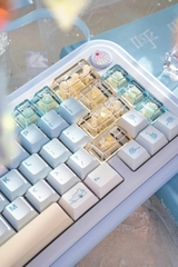 [Keycap Đẹp] Bộ Keycap bàn phím Mèo | PBT | Xuyên Led PC