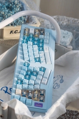 [Keycap Đẹp] Bộ Keycap bàn phím Mèo | PBT | Xuyên Led PC