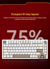 [HÀNG SẴN] Bàn Phím Cơ Custom Leobog HI75C | 3 Modes | Nhôm | Led RGB