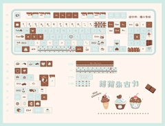 [Keycap Đẹp] Bộ Keycap bàn phím Mint Chocolate | PBT | Dày dặn
