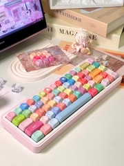 [Keycap Đẹp] Bộ Keycap bàn phím Gummy Bear | MOA | CUTE