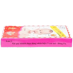 Gạc rơ lưỡi Đông Fa 3 Con Nai vệ sinh, làm sạch lưỡi, răng miệng cho bé (250 hộp)
