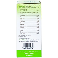 Siro ho Bảo Thanh điều trị các chứng ho, viêm phổi (125ml)