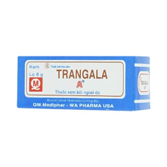 Kem bôi da Trangala A QM. Mediphar điều trị chàm, vết côn trùng cắn, viêm da tiếp xúc (8g)