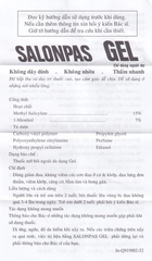 Gel Salonpas giảm đau, kháng viêm các cơn đau cơ, khớp (30g)