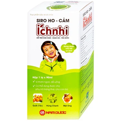 Siro ho cảm Ích Nhi Nam Dược hỗ trợ giải cảm, giảm ho, tiêu đờm (90ml)