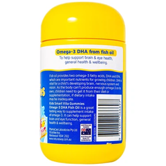 Viên nhai Nature's Way Kids Smart Vita Gummies Omega-3 DHA Fish Oil hỗ trợ tăng cường sức khỏe (60 viên)