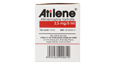 Dung dịch uống Atilene 2.5mg/5ml trị triệu chứng các biểu hiện dị ứng (30 ống x 5ml)