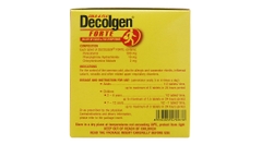 Decolgen Forte trị các triệu chứng cảm thông thường, viêm mũi dị ứng (25 vỉ x 4 viên)