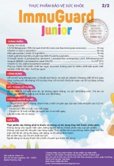 Immuguard Junior: hỗ trợ tăng cường sức đề kháng, kích thích ăn ngon