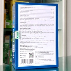Ion Ca2+: hỗ trợ giảm nguy cơ còi xương và phát triển chiều cao cho trẻ ( hộp 30 Viên)