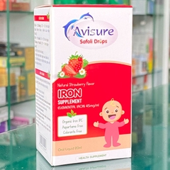 Avisure Safoli Drops: hỗ trợ bổ sung sắt, ngăn ngừa bệnh thiếu máu do thiếu sắt