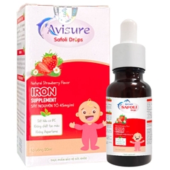 Avisure Safoli Drops: hỗ trợ bổ sung sắt, ngăn ngừa bệnh thiếu máu do thiếu sắt