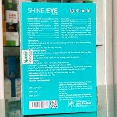 Shine Eye Gold: hỗ trợ giảm nguy cơ thoái hóa điểm vàng, đục thủy tinh thể
