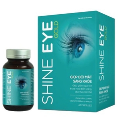 Shine Eye Gold: hỗ trợ giảm nguy cơ thoái hóa điểm vàng, đục thủy tinh thể