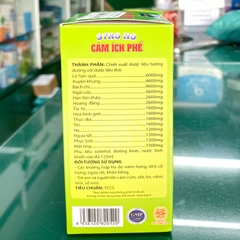 Siro Ho Cảm Ích Phế: hỗ trợ bổ phế, giảm ho, tiêu đờm, thông thoáng đường thở