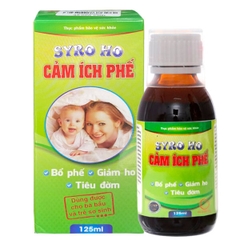 Siro Ho Cảm Ích Phế: hỗ trợ bổ phế, giảm ho, tiêu đờm, thông thoáng đường thở