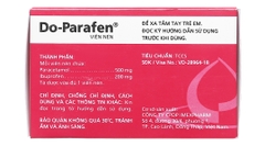Do-Parafen giảm đau, kháng viêm xương khớp (10 vỉ x 10 viên)
