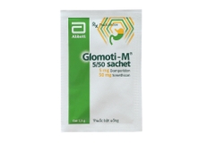 Thuốc bột uống Glomoti-M 5/50 Sachet trị triệu chứng nôn và buồn nôn (12 gói x 1.5g)
