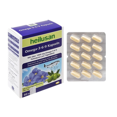 Heilusan Omega 3-6-9 Kapseln - Hỗ trợ giảm mỡ máu, tốt cho tim mạch