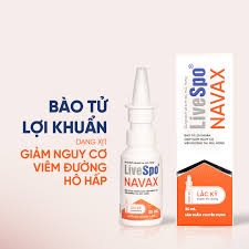 LiveSpo NAVAX Chuyên Dụng Dạng Xịt Mũi Giúp Giảm Nguy Cơ Viêm Đường Tai, Mũi, Họng