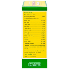 Siro thuốc ho Bổ Phế Nam Hà Chỉ Khái Lộ KĐ chuyên trị ho do cảm mạo, ho gió, ho khan, ho có đờm (125ml)