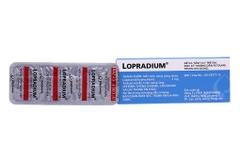 Lopradium 2mg trị tiêu chảy (10 vỉ x 10 viên)