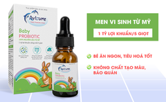 Avisure Baby Probiotic Men Vi Sinh Từ Mỹ Với 1 Tỷ Lợi Khuẩn/5 Giọt