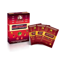 Dầu gội đen tóc Shitinsof Hán Phương - Linh Chi (hộp 3 gói)