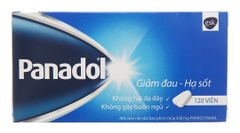 Panadol 500mg giảm đau, hạ sốt (10 vỉ x 12 viên)