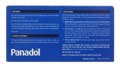 Panadol 500mg giảm đau, hạ sốt (10 vỉ x 12 viên)