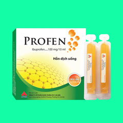 Thuốc Profen 100mg/10ml hạ sốt, giảm đau