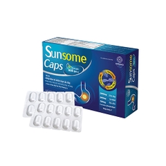 SUNSOME CAPS: Giảm acid dịch vị, bảo vệ niêm mạc dạ dày