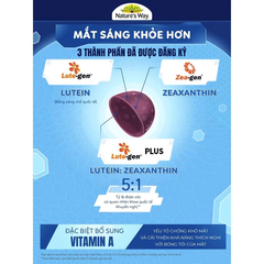 Nature's Way Kids Smart Vita Gummies Blue Light Eye Defense - Giúp bảo vệ mắt trẻ khỏi ánh sáng xanh