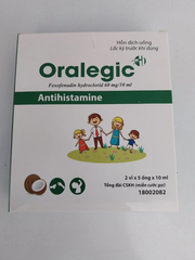 ORALEGIC (Fexofenadin hydroclorid 60mg/10ml) – Thuốc điều trị viêm mũi dị ứng, mề đay, viêm da,…