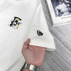 Áo Thun Gasi Trắng 3 chú Chó