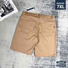 Quần Ngắn Kaki Bigsize Màu Nâu Co giãn