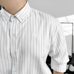 Áo Sơ Mi Tay Dài Big size Oxford Kẻ sọc Trắng