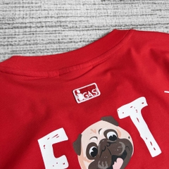 Áo Thun GASI Đỏ In Chó Cute