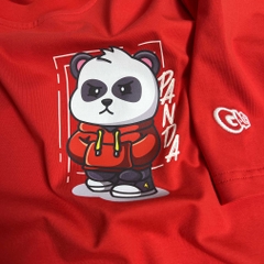 Áo Thun GASI Đỏ In Gấu Panda