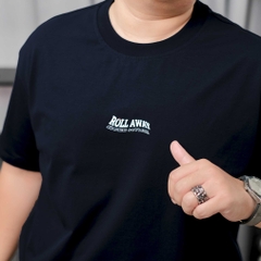 Áo thun Gasi Xanh Đen in Gấu lướt váng