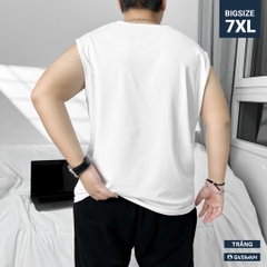 Áo Ba lỗ Bigsize trơn Trắng