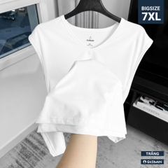Áo Ba lỗ Bigsize trơn Trắng