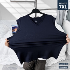 Áo Ba lỗ Bigsize trơn Xanh đen