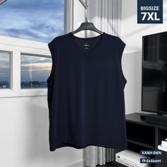 Áo Ba lỗ Bigsize trơn Xanh đen