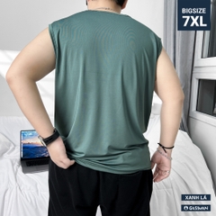 Áo Ba lỗ Bigsize trơn Xanh lá