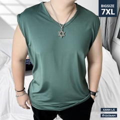 Áo Ba lỗ Bigsize trơn Xanh lá