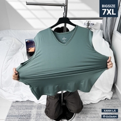 Áo Ba lỗ Bigsize trơn Xanh lá