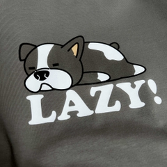 Áo thun Gasi Xám xi măng Chó Cute