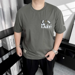 Áo thun Gasi Xám xi măng Chó Cute